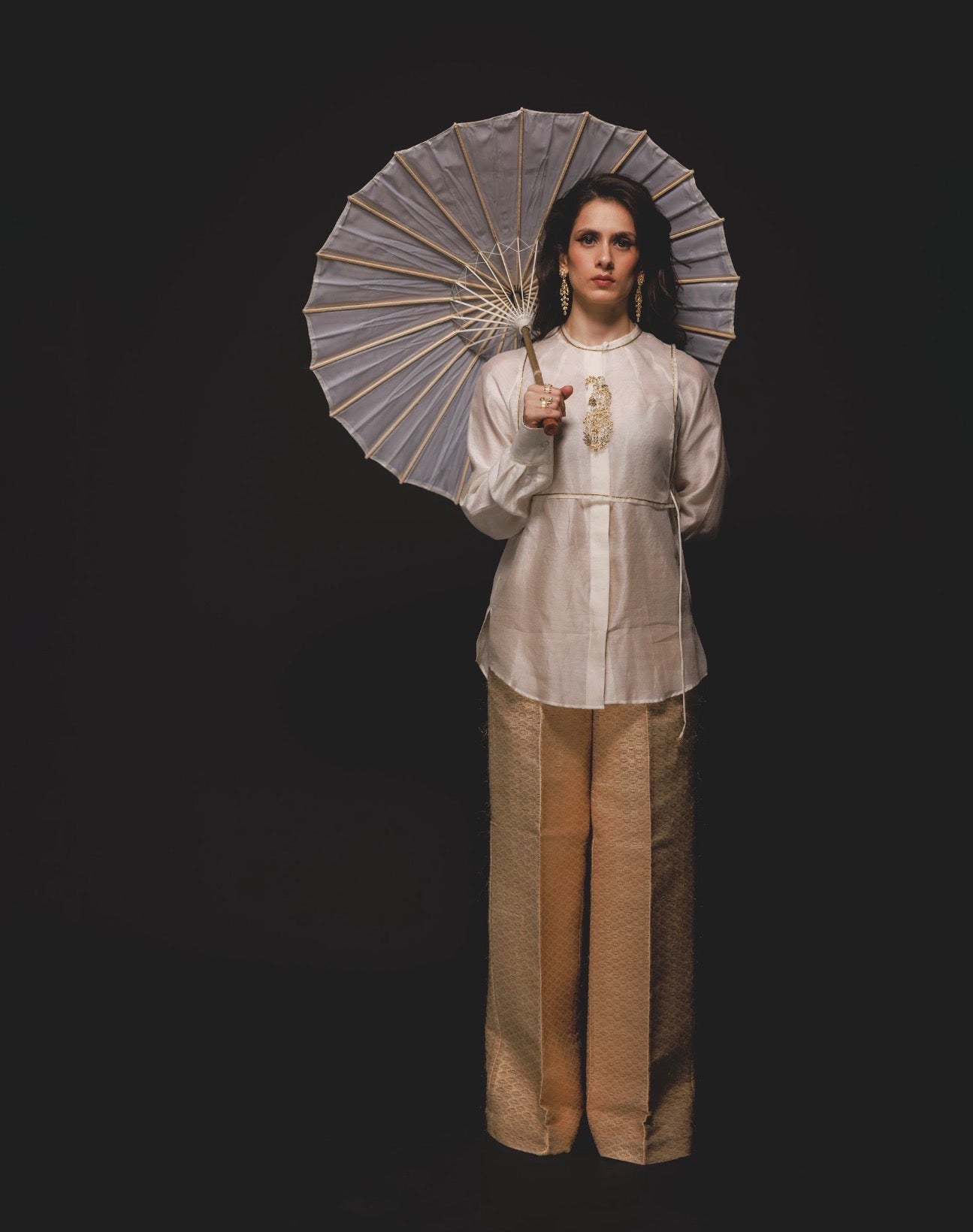 Zen kameez & Sonu Koti in Ivory