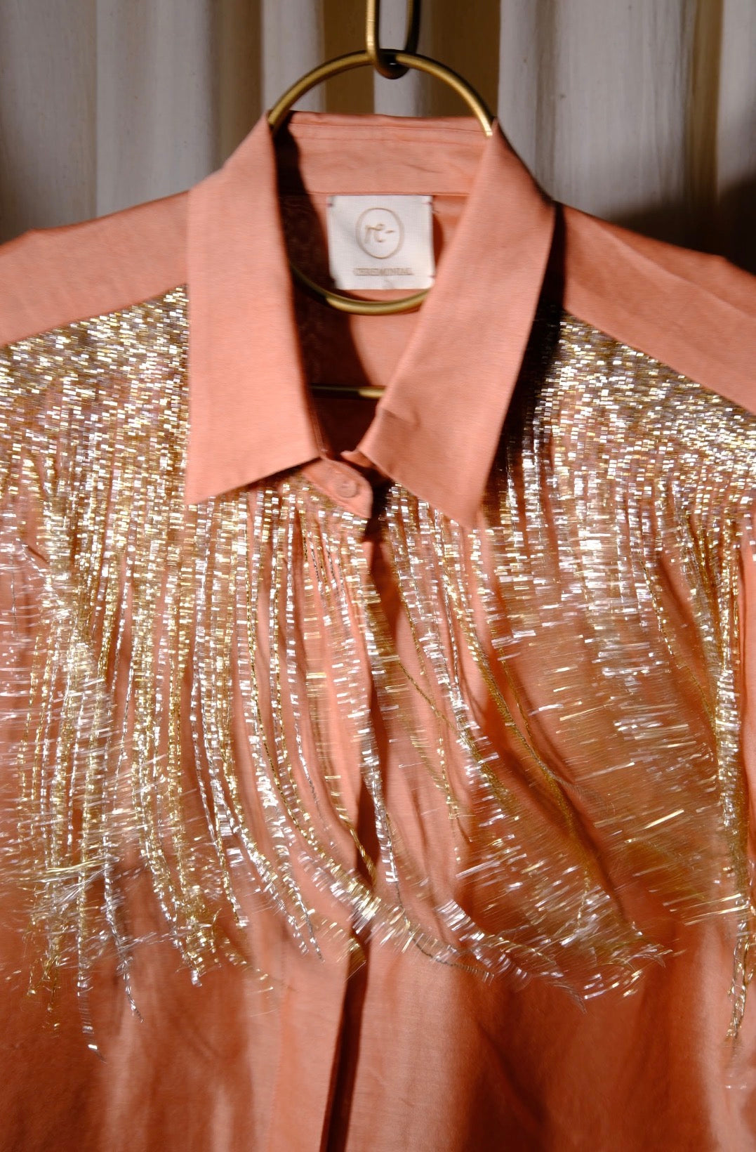 Zia Kameez in Terracotta