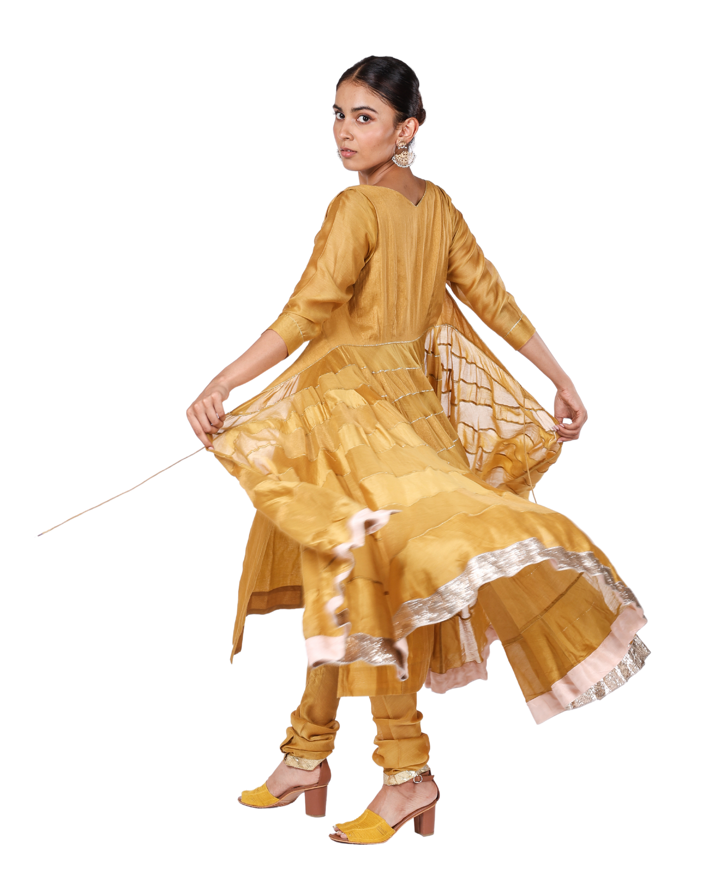 Chand Libaas Set in Marigold