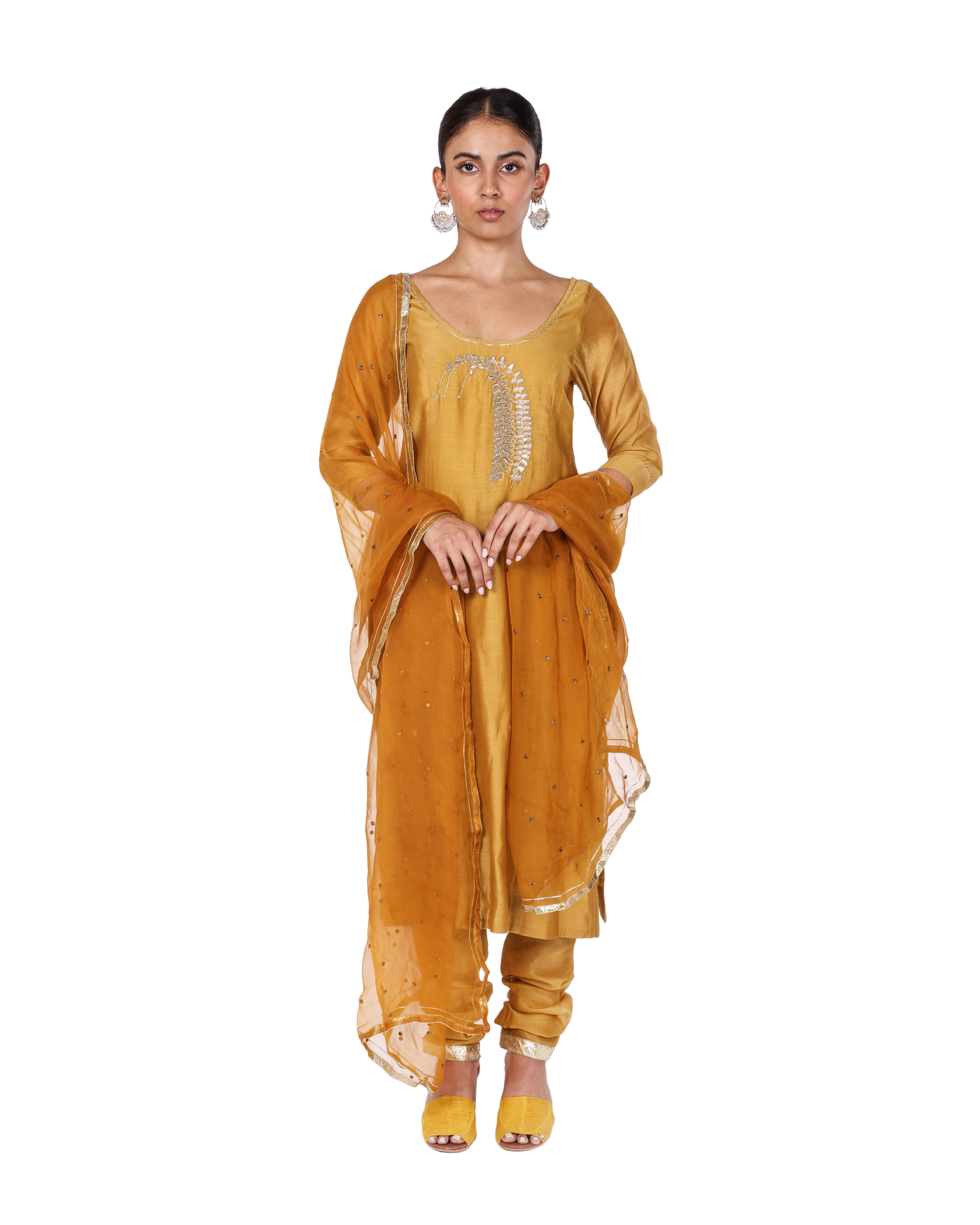 Chand Libaas Set in Marigold