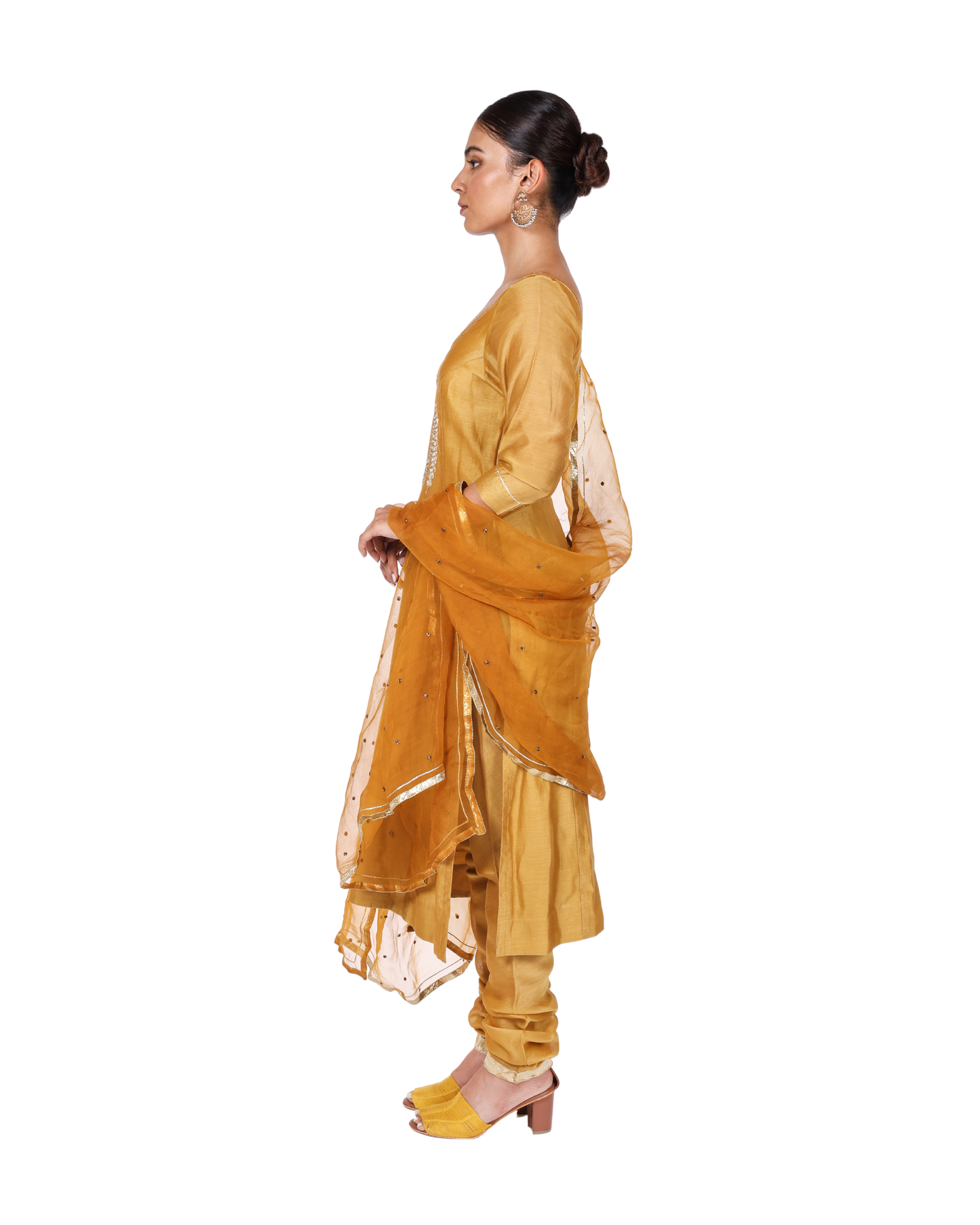 Chand Libaas Set in Marigold