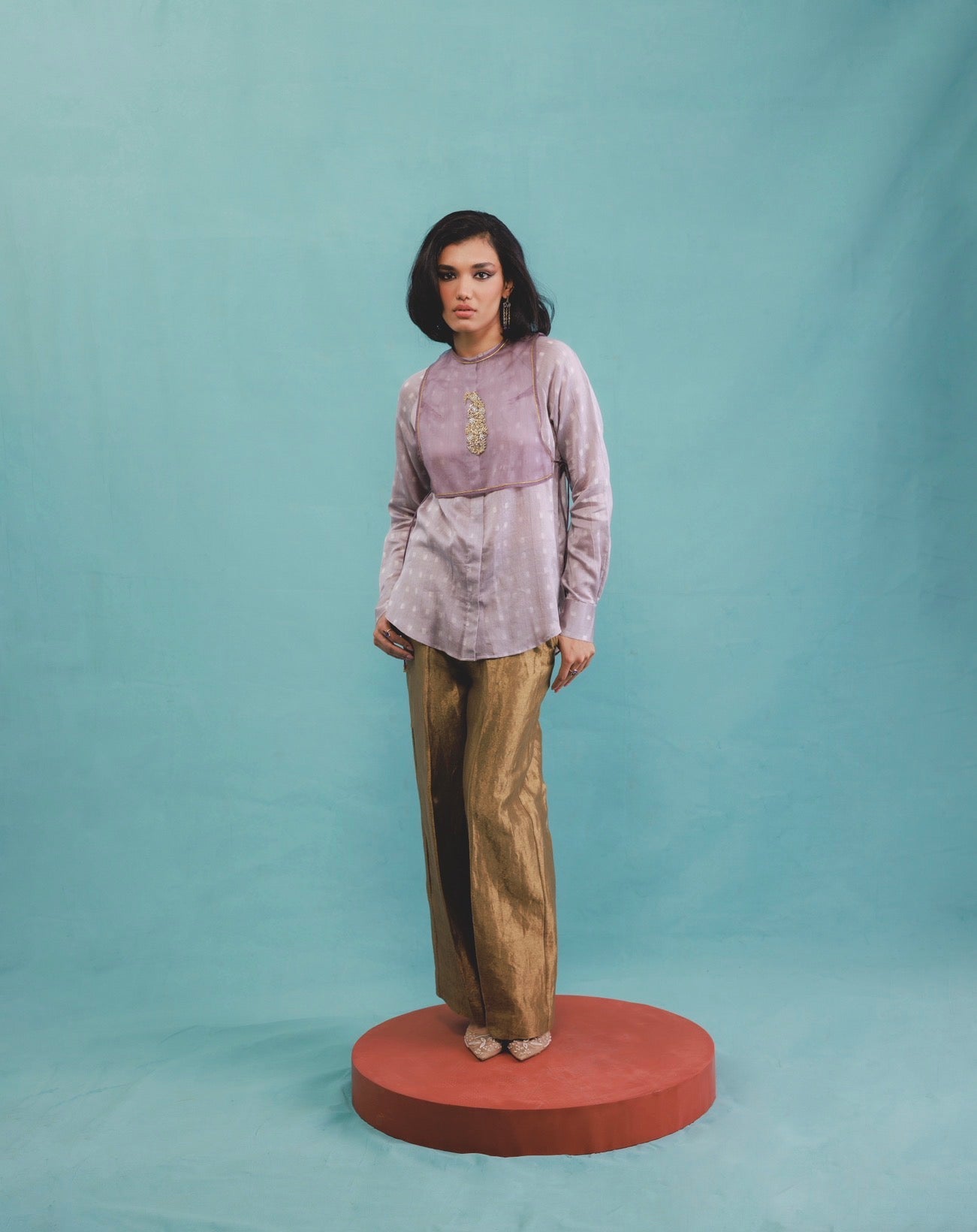 Zen kameez & Sonu Koti in Lavender