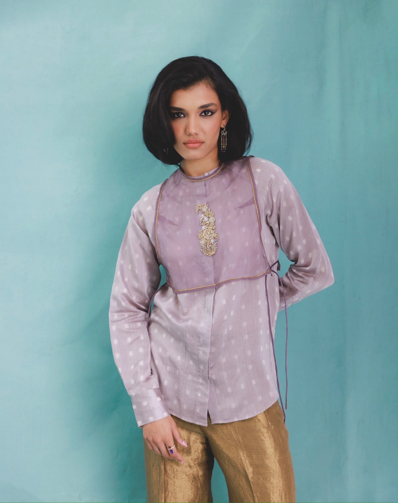 Zen kameez & Sonu Koti in Lavender