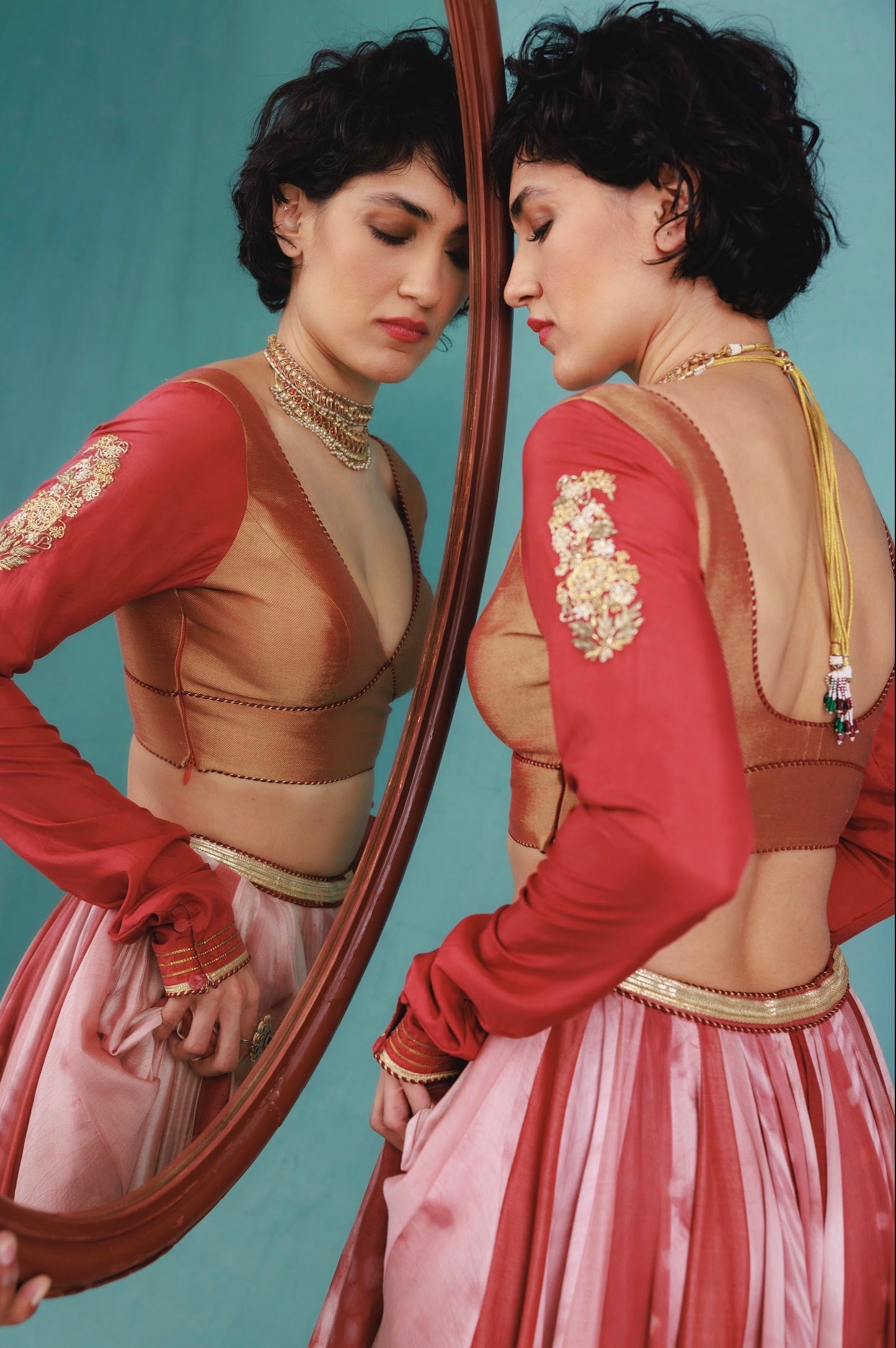 Usha Ghaghra Set