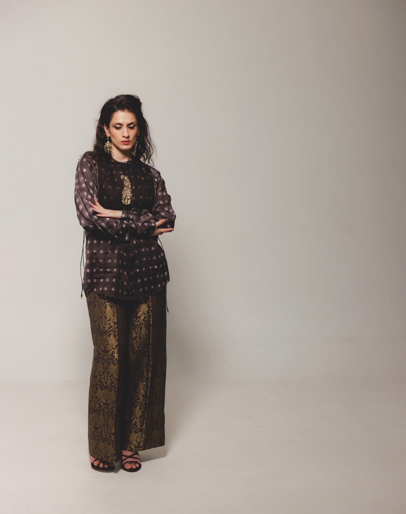 Zen kameez & Sonu Koti in Kohl