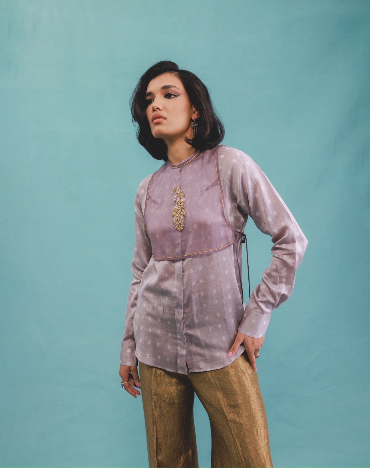 Zen kameez & Sonu Koti in Lavender