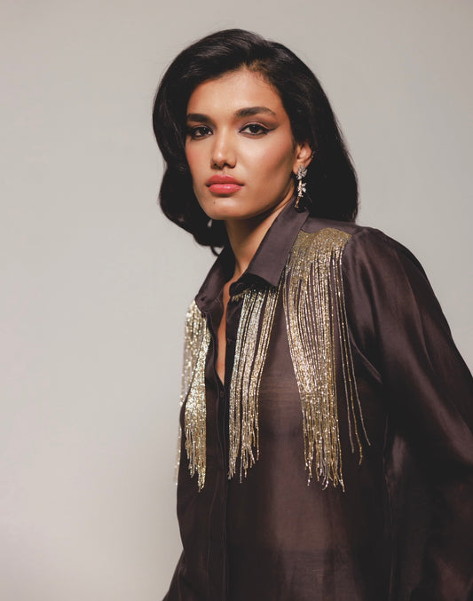 Zia Kameez in Kohl